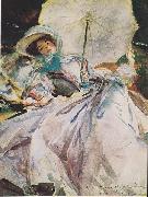 John Singer Sargent Lady with a Parasol oil painting artist